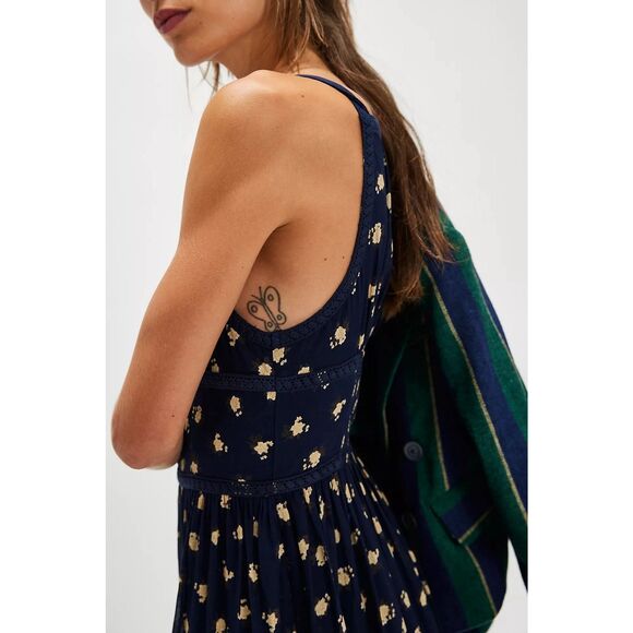 New Free People Daydreamer Midi Dress Size Medium - Picture 2 of 10